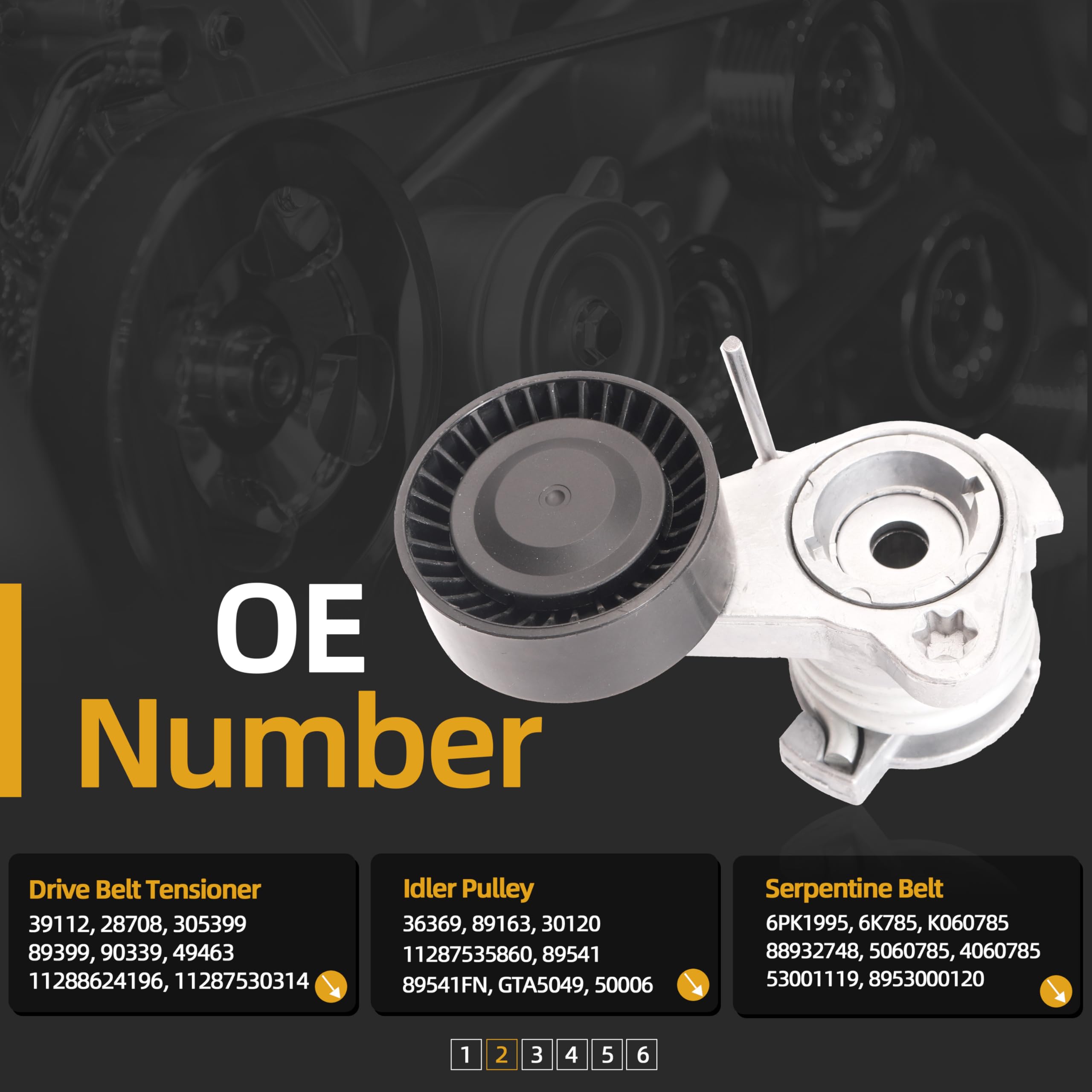 Serpentine Belt Kit Dasbecan Serpentine Belt Drive Tensioner